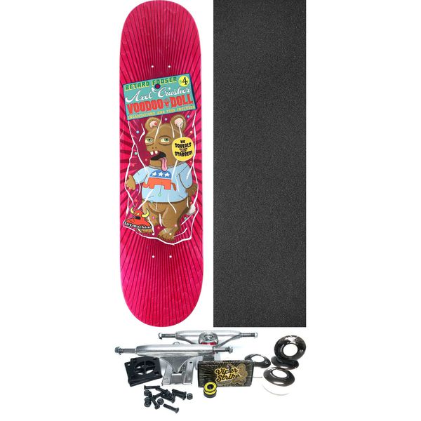 Toy Machine Skateboards Axel Cruysberghs Toy Dolls Skateboard Deck - 8" x 31.5" - Complete Skateboard Bundle